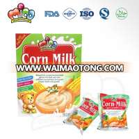 baby infants cereal with corn milk